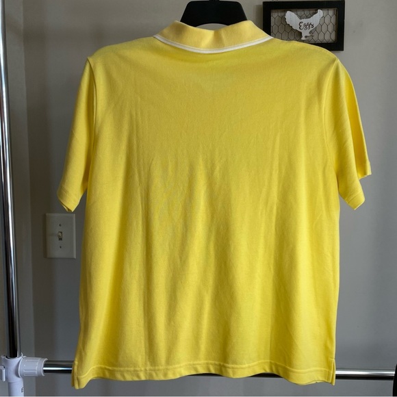 Kim Rogers Yellow Large Cotton Shirt - Picture 4 of 4
